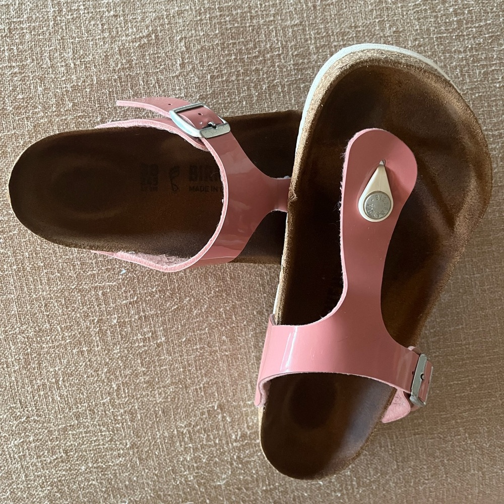 Pink patent leather Women’s sandals by Birkenstock